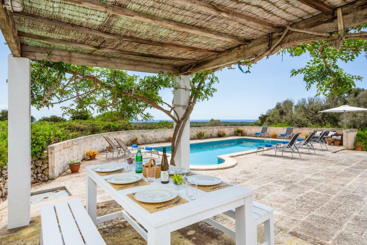 Finca Binicalaf Vell Cala En Porter  ภายนอก รูปภาพ