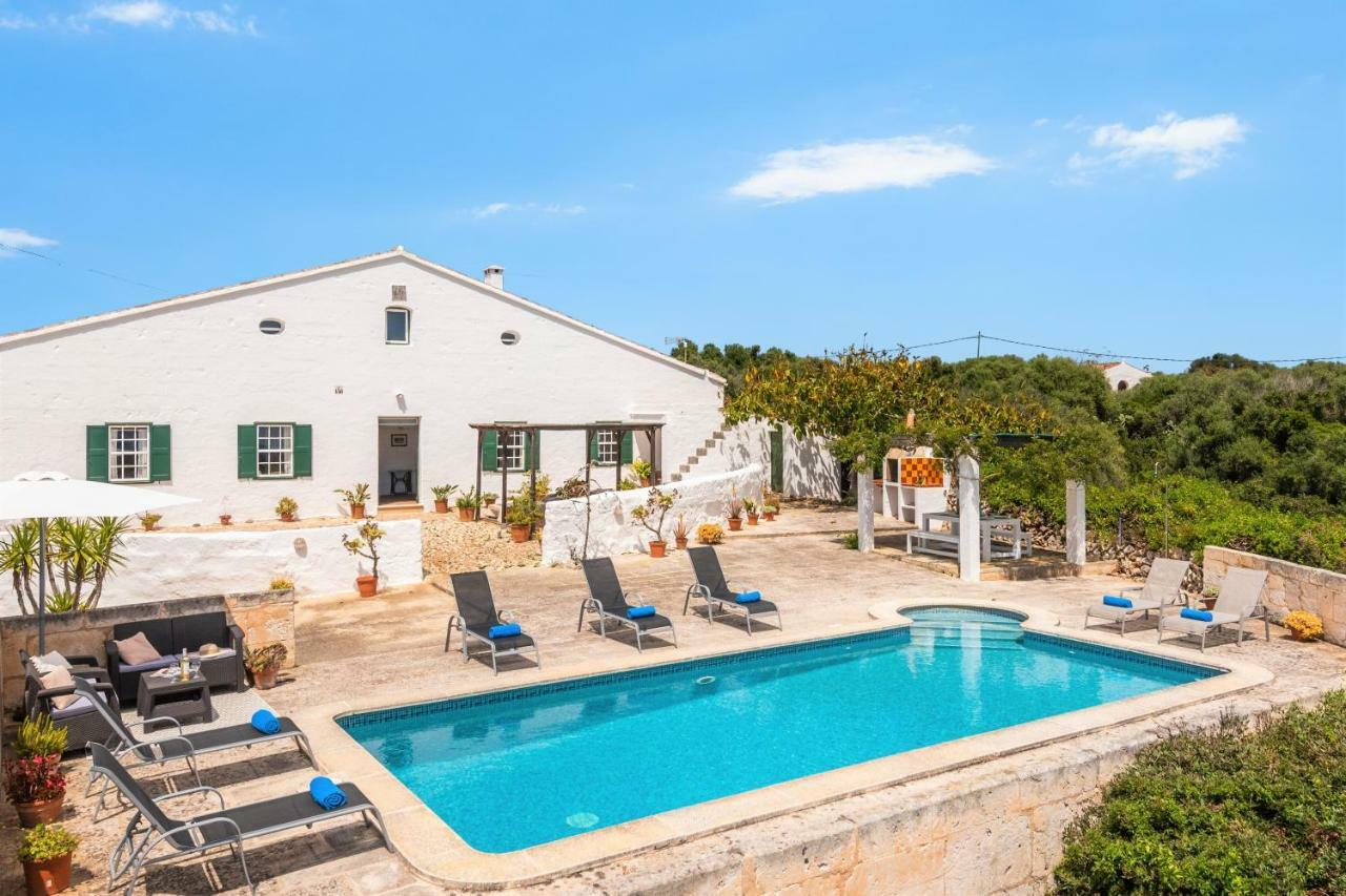 Finca Binicalaf Vell Cala En Porter  ภายนอก รูปภาพ