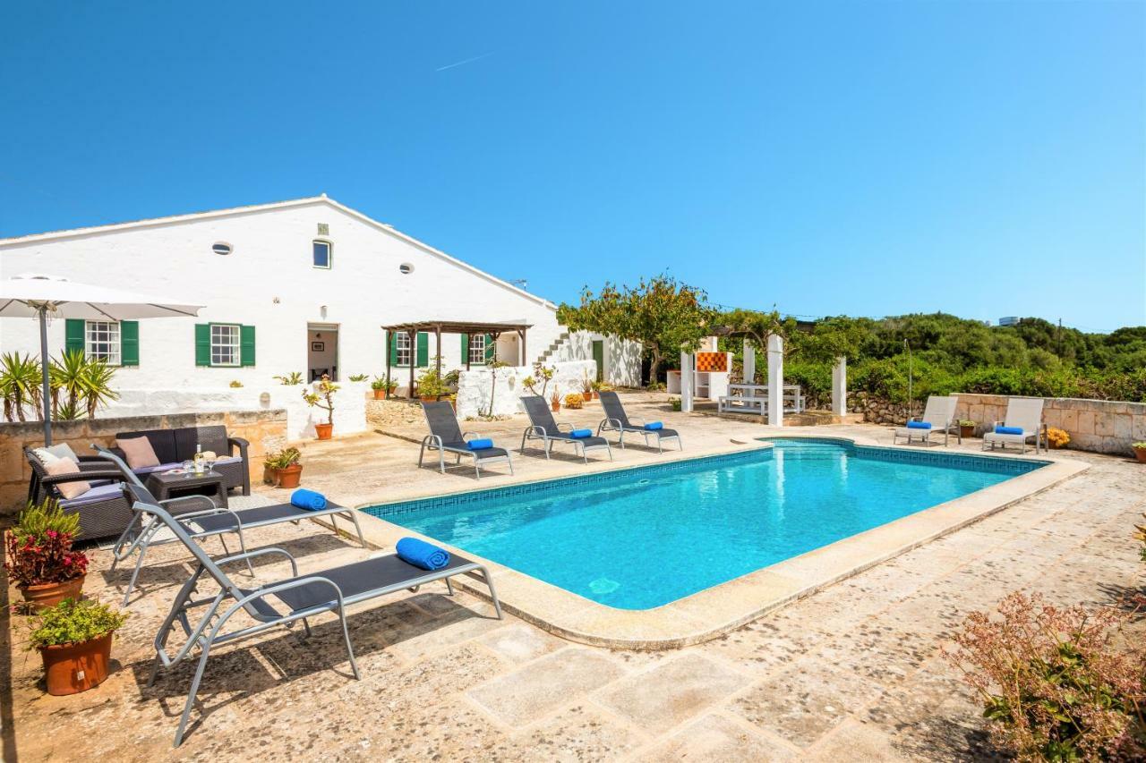 Finca Binicalaf Vell Cala En Porter  ภายนอก รูปภาพ