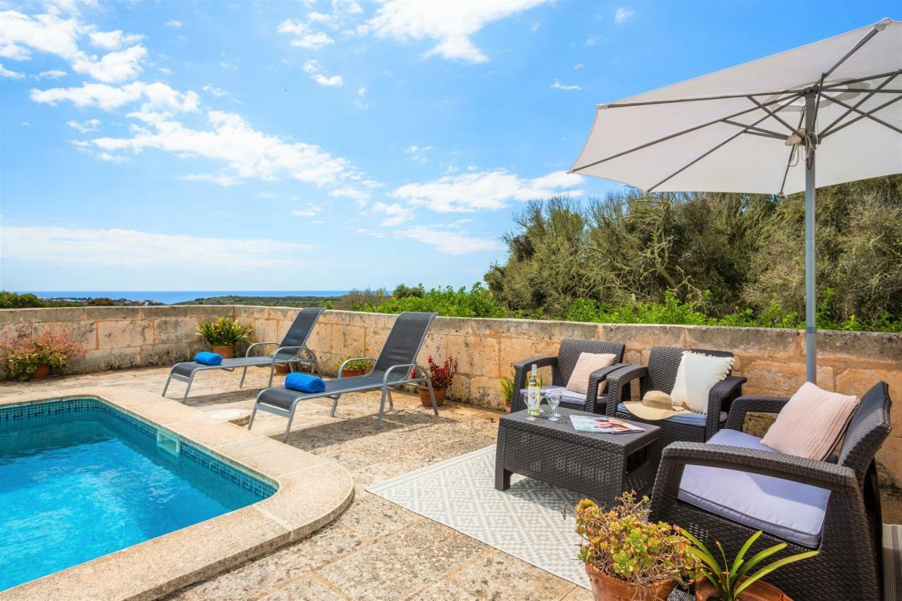 Finca Binicalaf Vell Cala En Porter  ภายนอก รูปภาพ