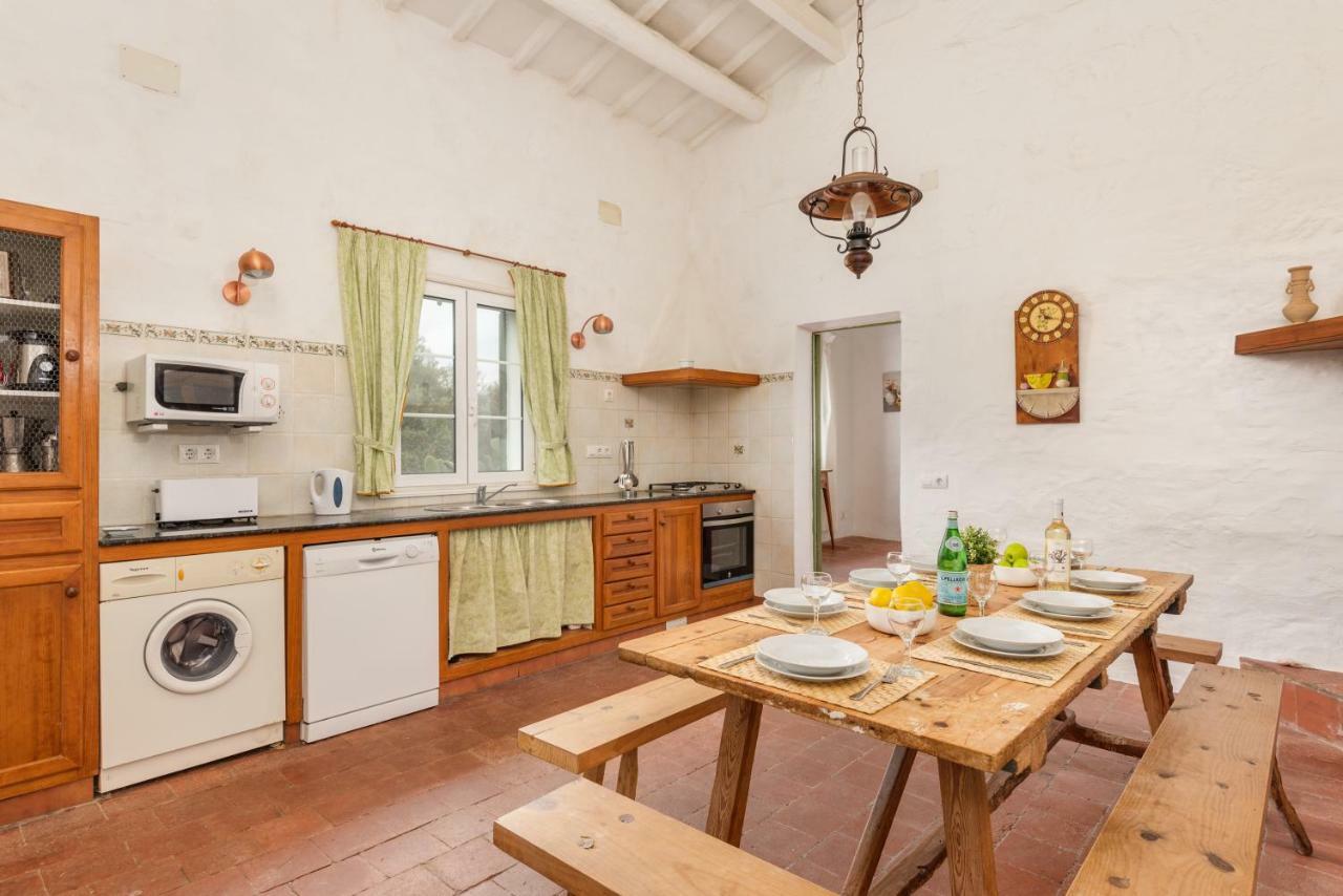 Finca Binicalaf Vell Cala En Porter  ภายนอก รูปภาพ